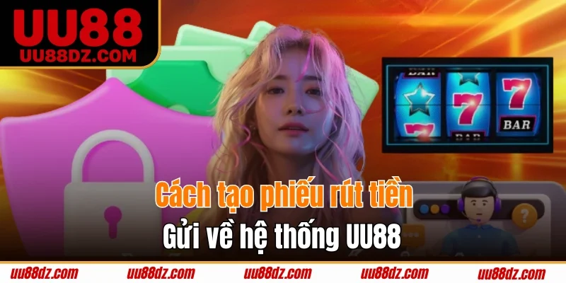 Cách tạo phiếu rút tiền gửi về hệ thống UU88